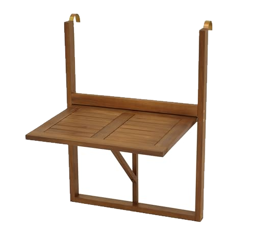 DEGAMO Balkonhängetisch Hängetisch 60x40cm klappbar