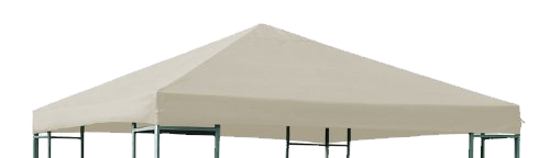 DEGAMO Ersatzdach Dachplane für Pavillon 3x3 Meter
