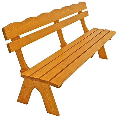 DEGAMO Gartenbank Holzbank Freital XXL 4-sitzer 200cm