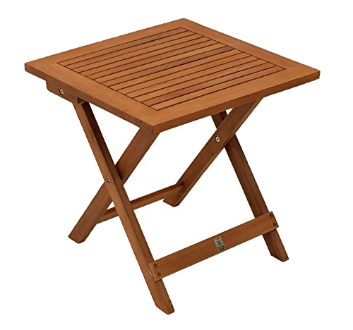DEGAMO Gartentisch Beistelltisch Java 45x45cm klappbar